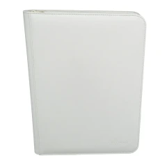 Ultra PRO - Vivid 9-Pocket Zippered PRO-Binder: (White)